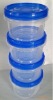 4pcs plastic storage box