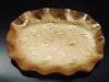 Plastic food plate