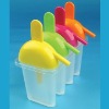 Wholesale 4pcs plastic popsicle maker,ice mold