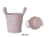 Wholesale plastic lining jute storage basket