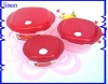 Wholesale 3pcs airtight microwave plastic food container SM7260