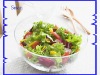 transparent salad plastic bowl