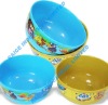 big big plastic bowls/stocked bowls