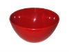 home dinner ware round red melamine salad bowl