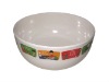 Wholesale home dinner ware round white melamine rice bowl
