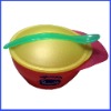 Plastic bowl with handle