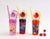 Wholesale carton cup tumbler with straw