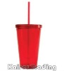 Wholesale Acrylic tumbler with lid and straw