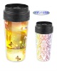 Wholesale 400ML plastic promotion mug