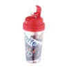 Wholesale 400ml plastic coffee mug with straw,travel mug