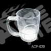 Wholesale transparent plastic beer mug