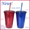Wholesale plastic straw mug