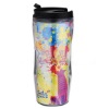Wholesale 12oz plastic coffee mug with papercard,travel mug