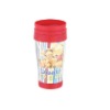 Wholesale 400ml plastic coffee mug with papercard,travel mug