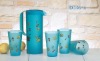 Wholesale oval pitcher w/ 4 cups
