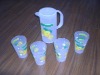 Wholesale plastic pitcher set