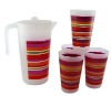 Wholesale Plastic Pitcher set