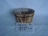 Wholesale The Hot Selling Oval Wooden Bucket With Plastic Liner