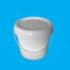 Wholesale 3L plastic round bucket wiht handle for paint