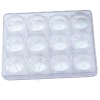 Wholesale nail decorations'plastic jar