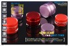 Wholesale colored cylinder acrylic jar/cosmetic packaging