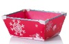 Wholesale christmas promotional gifts PP storage Basin
