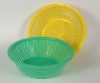plastic storage round basket, plastic goods for house