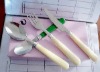 Wholesale plastic handle dinner set