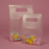 Wholesale Tall Frosted Handle Plastic Tote Box
