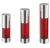 Wholesale cylinder airless bottle with aluminum bottom and cap