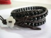 Wholesale black wrap bracelet,fashion jewelry