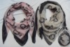 Wholesale human head polyester scarf