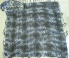 Wholesale ink blue leopard printed scarf
