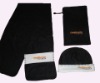 Wholesale Fleece Set -- Scarf hat gloves FY0036