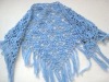 Wholesale Fashion blue Knitted Pashmina Shawl