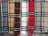 Wholesale cashmere knitted scarf checked