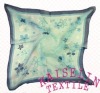 Wholesale chiffon fabric Blue flowers ladies' scarf