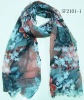 Wholesale fashion printed yarn scarf