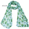 rectangular polyester scarf