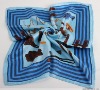 Wholesale fashion square silk scarf
