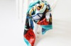 Wholesale flower square ladies' scarf