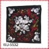 Wholesale 100% cotton square scarf
