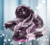 Wholesale fashion scarf/lady's shawl/square silk scarf