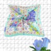 Square satin jersey scarf