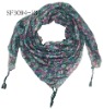 Wholesale square printed scarf