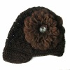 Wholesale Newsboy hat,Crochet beanie hat JYHAT00021