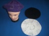 Wholesale Acrylic cable knit beret