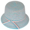 paper straw braided bucket lady hat / summer fashion hat