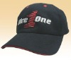 Wholesale fitted baseball cap/plain black baseball cap/high quality sports cap
