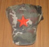 Wholesale Camouflage Army Cap With Pentagram Embroidery